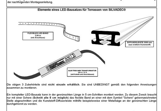 Silvadec-Montageanleitung-LED-Terrasse-PU21V1-DE